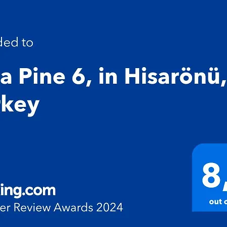 Pine 6, In Hisaroenue, Turkey Villa